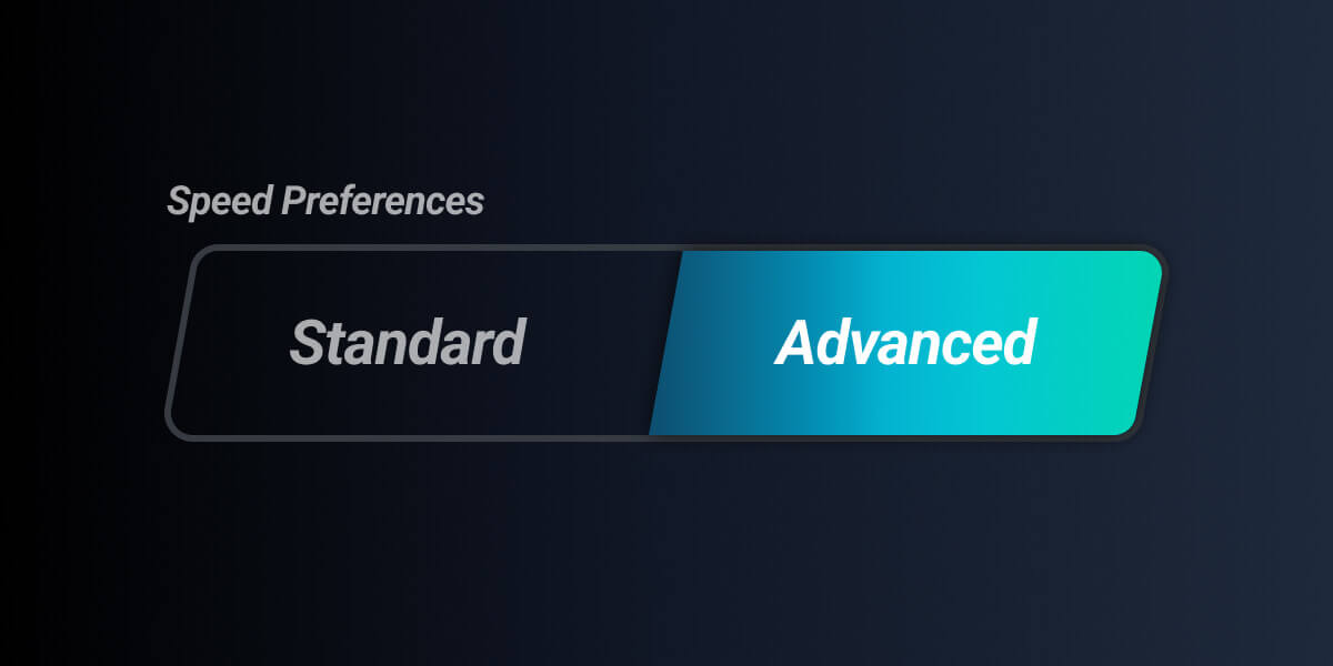 Advanced speed preferences in the MASV desktop app for 10Gbps file transfer