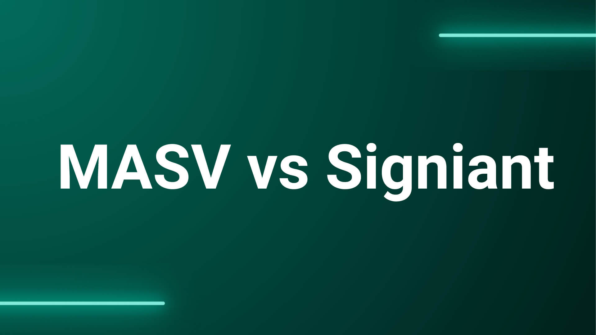 MASV vs Signiant: Compare fast file transfer solutions. Learn which is best for your media workflow.